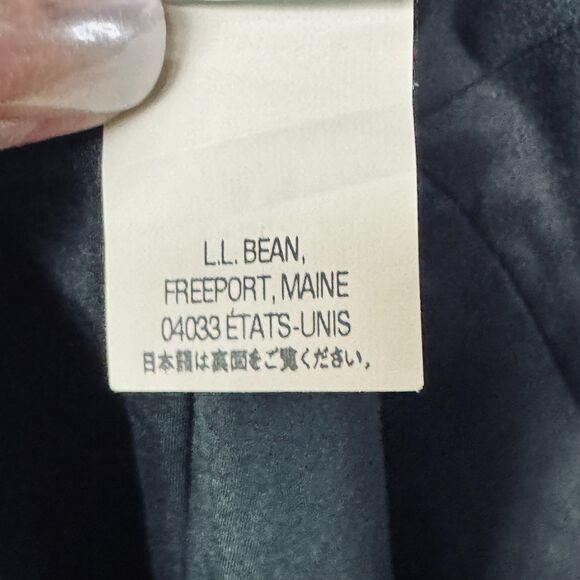 L.L. Bean wool Skirt 4P Green Plaid Christmas Wool - Picture 4 of 8